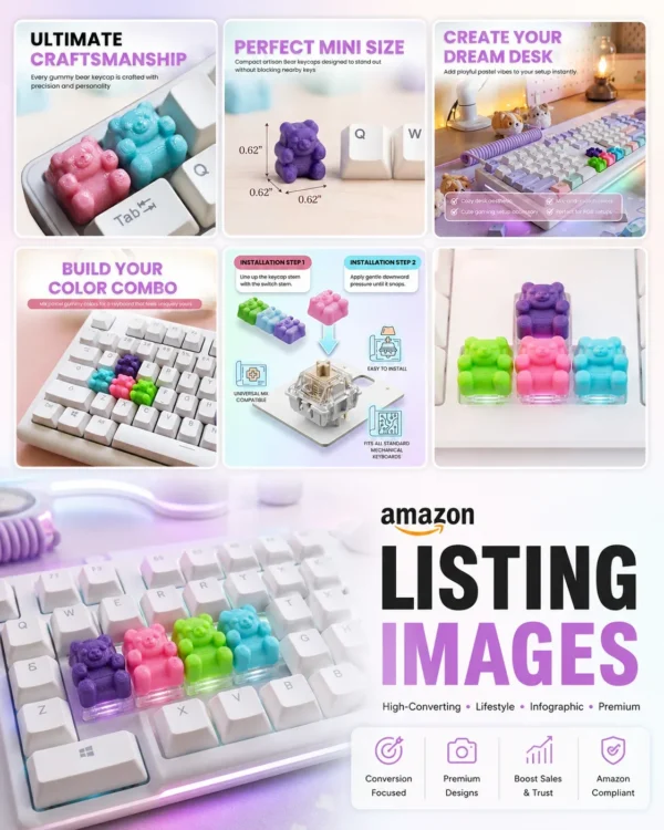 Amazon listing images by Vibrant Ecom