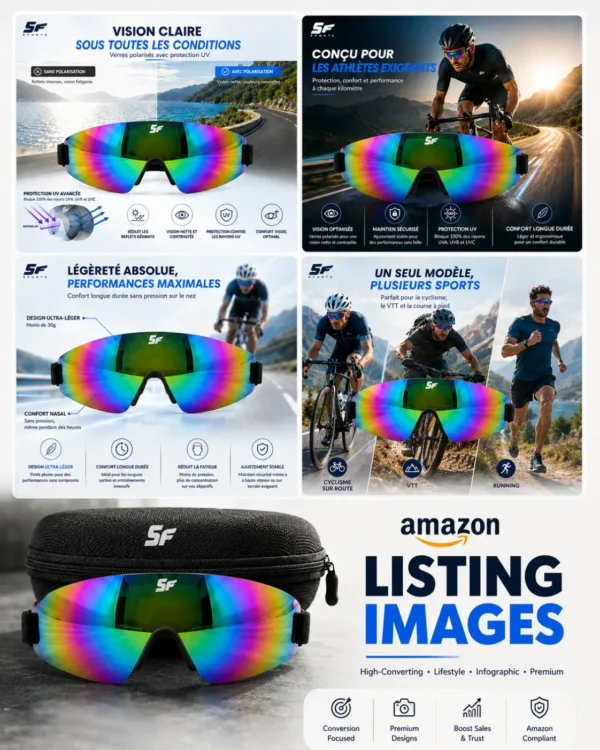 Optimized Amazon listing image stack