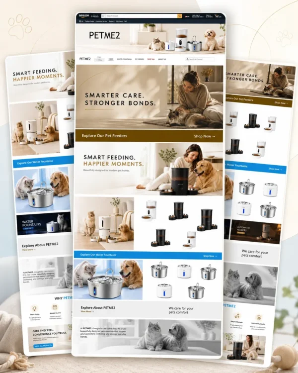 Amazon Storefront design by Vibrant Ecom