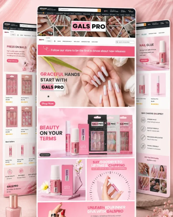 Amazon Storefront design by Vibrant Ecom